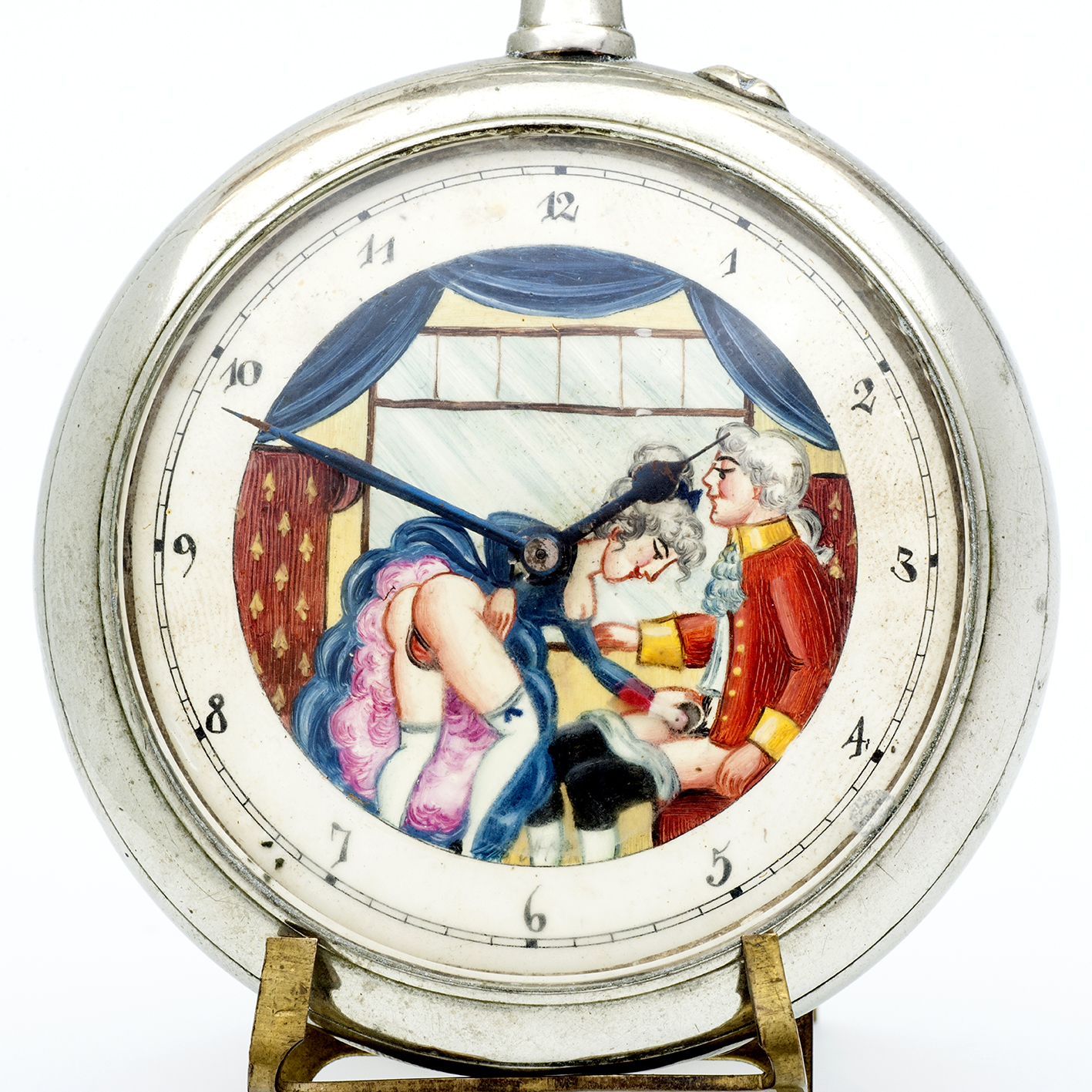 DOXA. Reloj Suizo erótico de bolsillo. AUTOMATÓN. Lepine y Remontoir. Gran Tamaño. Suiza, ca. 1906 DOXA. Reloj Suizo erótico de bolsillo. AUTOMATÓN. Lepine y Remontoir. Gran Tamaño. Suiza, ca. 1906