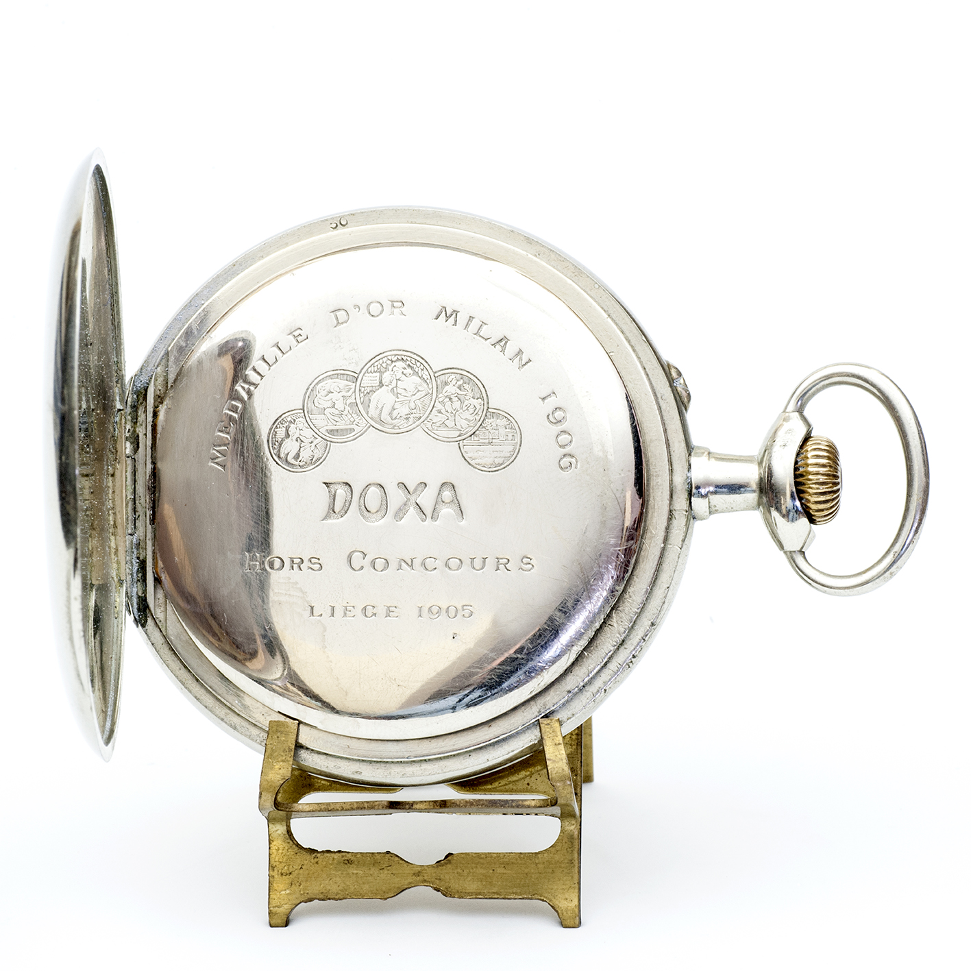 DOXA. Reloj Suizo erótico de bolsillo. AUTOMATÓN. Lepine y Remontoir. Gran Tamaño. Suiza, ca. 1906 DOXA. Reloj Suizo erótico de bolsillo. AUTOMATÓN. Lepine y Remontoir. Gran Tamaño. Suiza, ca. 1906