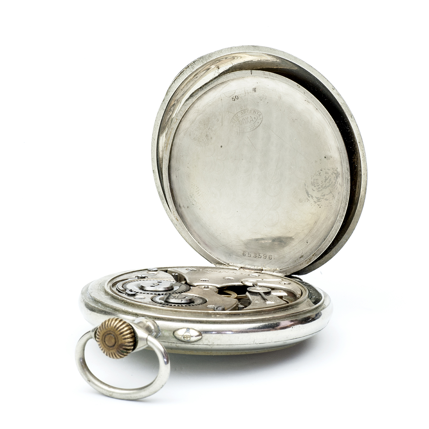 DOXA. Reloj Suizo erótico de bolsillo. AUTOMATÓN. Lepine y Remontoir. Gran Tamaño. Suiza, ca. 1906 DOXA. Reloj Suizo erótico de bolsillo. AUTOMATÓN. Lepine y Remontoir. Gran Tamaño. Suiza, ca. 1906