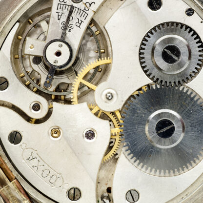DOXA. Swiss erotic pocket watch. AUTOMATON. Lepine and Remontoir. Big size. Switzerland, ca. 1906