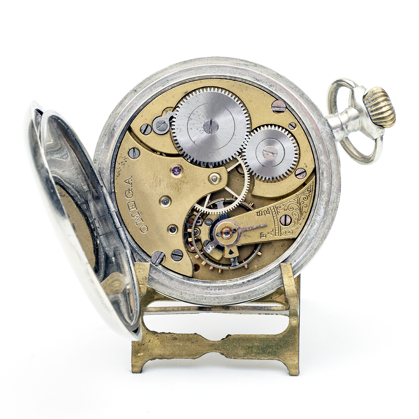 OMEGA. Reloj Erótico de Bolsillo. AUTOMATÓN. Lepine y Remontoir. Suiza, 1914. OMEGA. Reloj Erótico de Bolsillo. AUTOMATÓN. Lepine y Remontoir. Suiza, 1914.