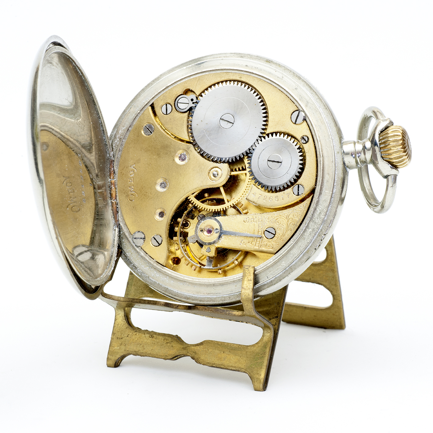 OMEGA. Reloj Erótico de Bolsillo. AUTOMATÓN. Lepine y Remontoir. Suiza, 1914. OMEGA. Reloj Erótico de Bolsillo. AUTOMATÓN. Lepine y Remontoir. Suiza, 1914.