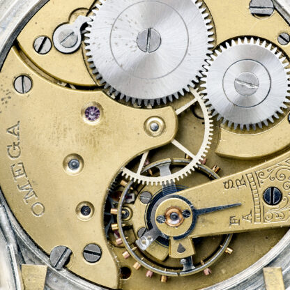 OMEGA. Reloj Erótico de Bolsillo. AUTOMATÓN. Lepine y Remontoir. Suiza, 1914.