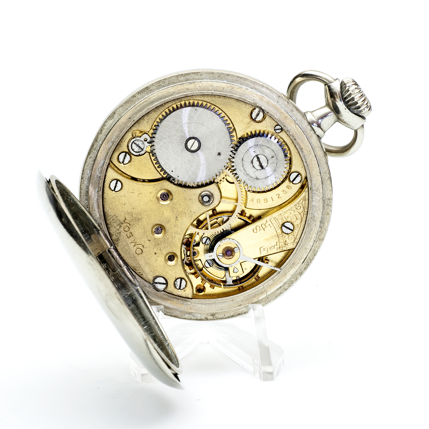 OMEGA. Reloj Erótico de Bolsillo. AUTOMATÓN. Lepine y Remontoir. Suiza, 1915. OMEGA. Reloj Erótico de Bolsillo. AUTOMATÓN. Lepine y Remontoir. Suiza, 1915.