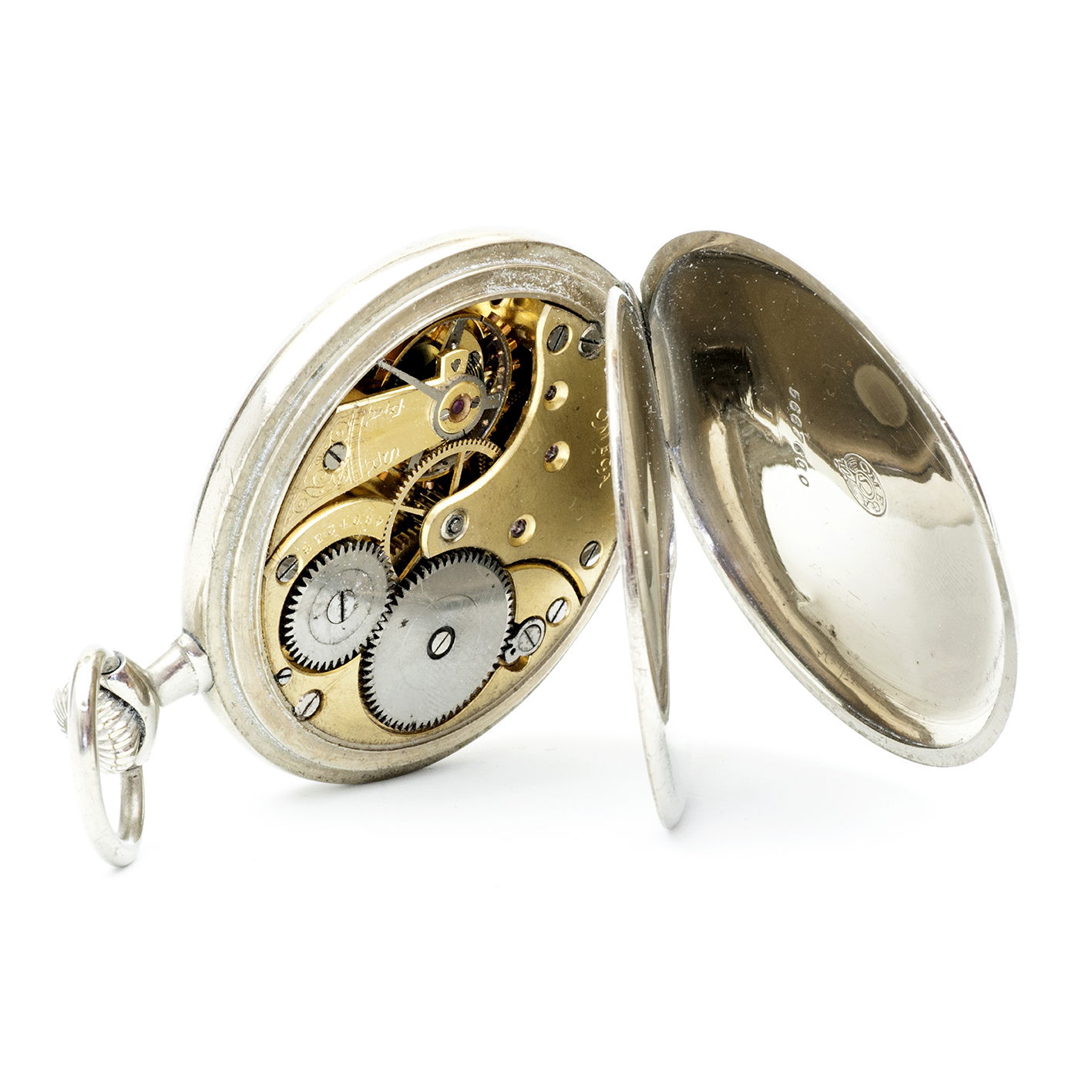 OMEGA. Reloj Erótico de Bolsillo. AUTOMATÓN. Lepine y Remontoir. Suiza, 1915. OMEGA. Reloj Erótico de Bolsillo. AUTOMATÓN. Lepine y Remontoir. Suiza, 1915.