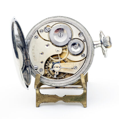 OMEGA. Reloj Erótico de Bolsillo. AUTOMATÓN. Lepine y Remontoir. Suiza, 1918.