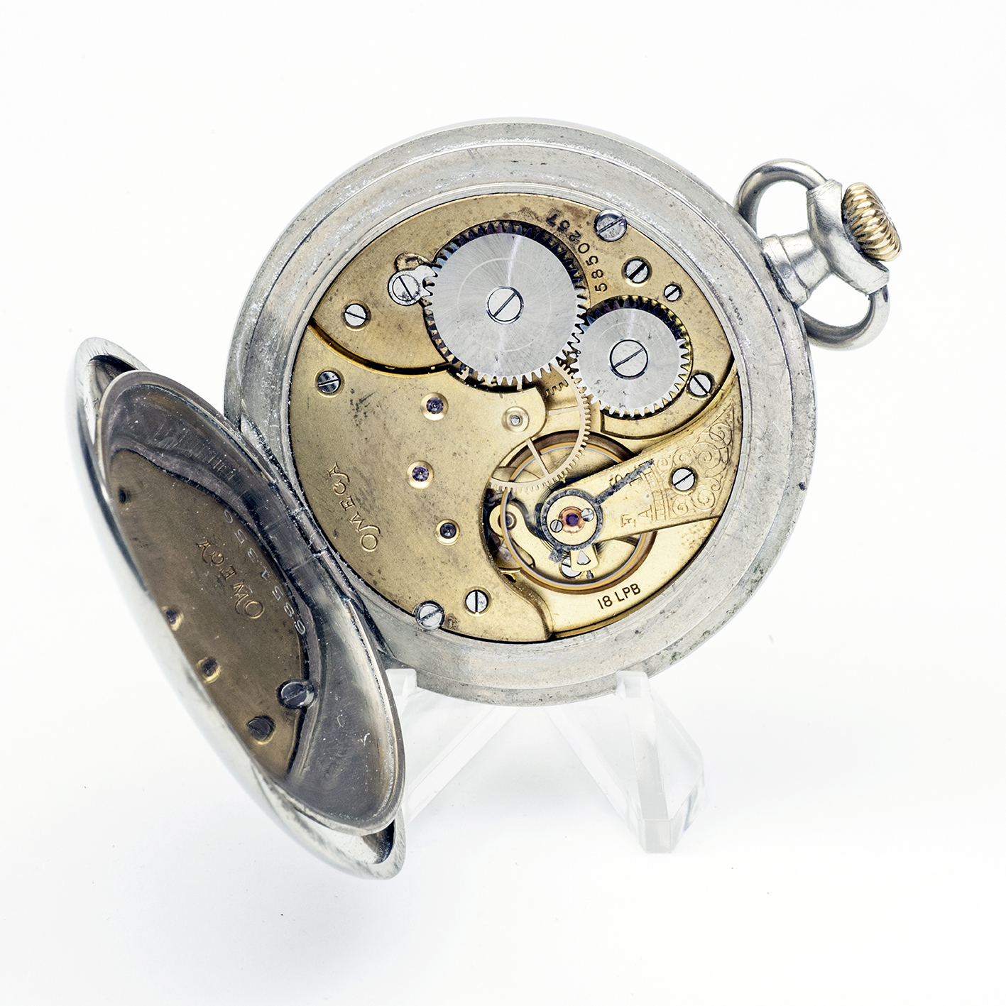 OMEGA. Reloj Erótico de Bolsillo. AUTOMATÓN. Lepine y Remontoir. Suiza, 1921. OMEGA. Reloj Erótico de Bolsillo. AUTOMATÓN. Lepine y Remontoir. Suiza, 1921.