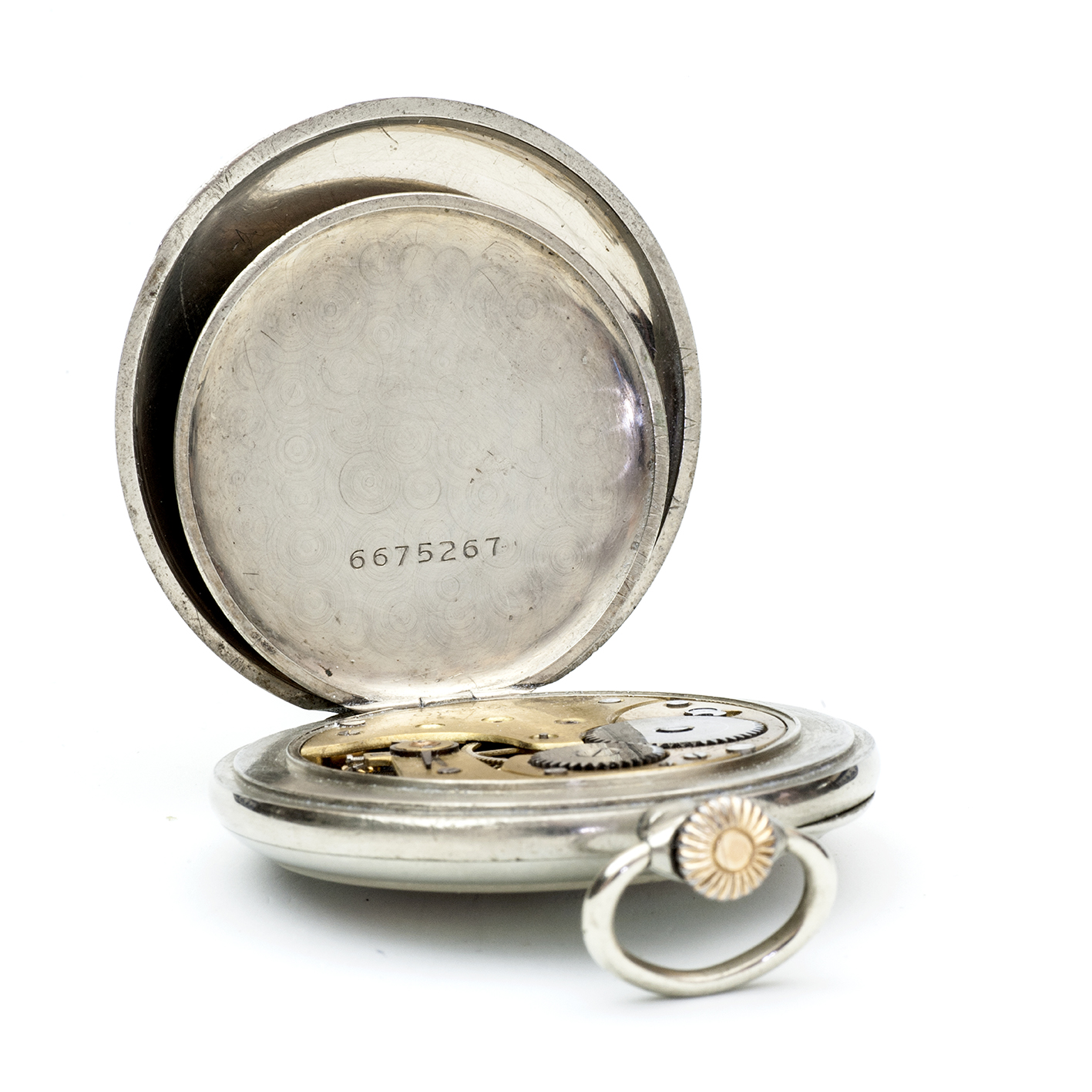 OMEGA. Reloj Erótico de Bolsillo. AUTOMATÓN. Lepine y Remontoir. Suiza, 1923. OMEGA. Reloj Erótico de Bolsillo. AUTOMATÓN. Lepine y Remontoir. Suiza, 1923.