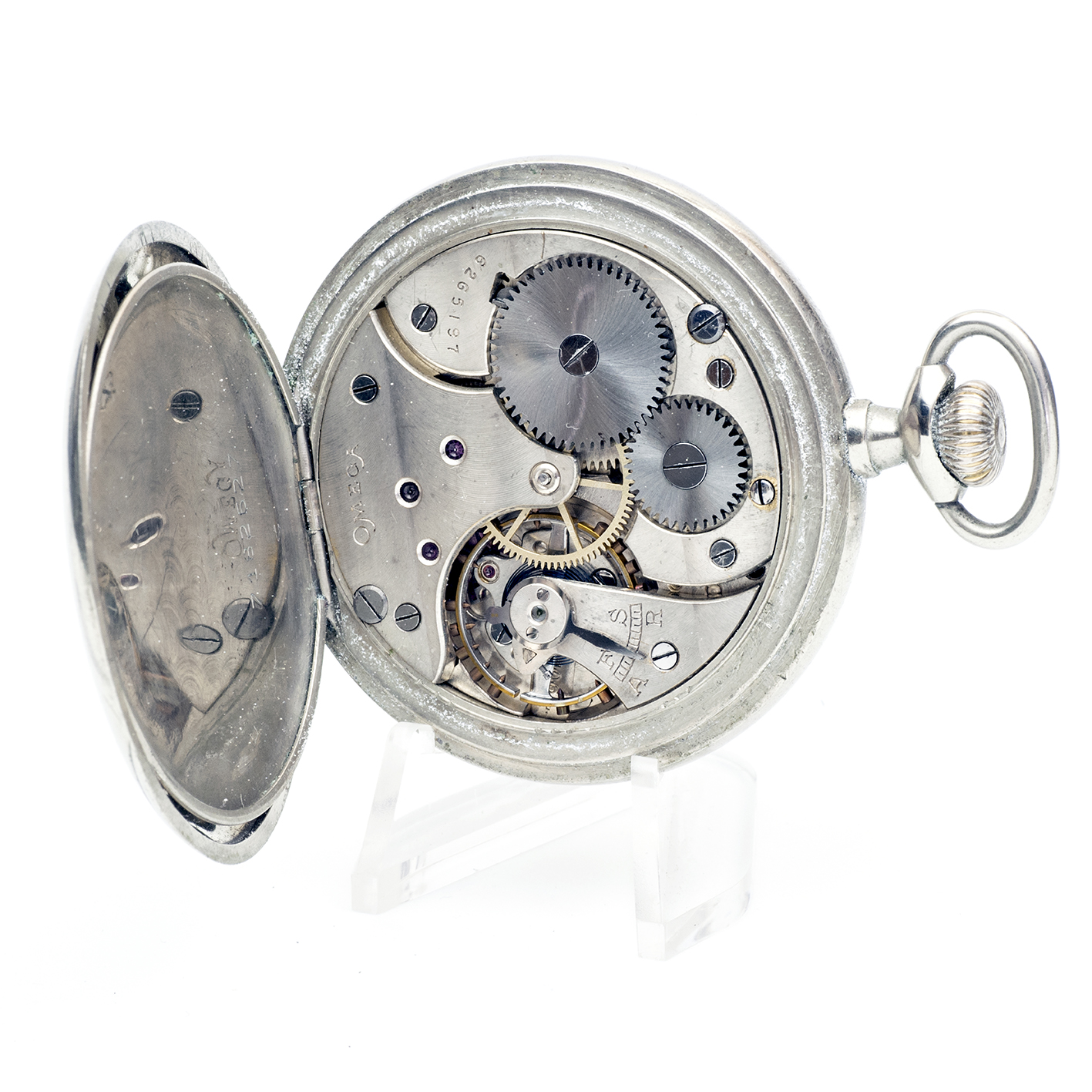 OMEGA. Reloj Erótico de Bolsillo. AUTOMATÓN. Lepine y Remontoir. Suiza, 1924. OMEGA. Reloj Erótico de Bolsillo. AUTOMATÓN. Lepine y Remontoir. Suiza, 1924.