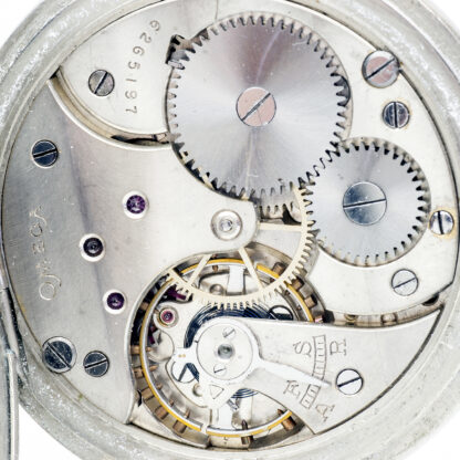 OMEGA. Reloj Erótico de Bolsillo. AUTOMATÓN. Lepine y Remontoir. Suiza, 1924.