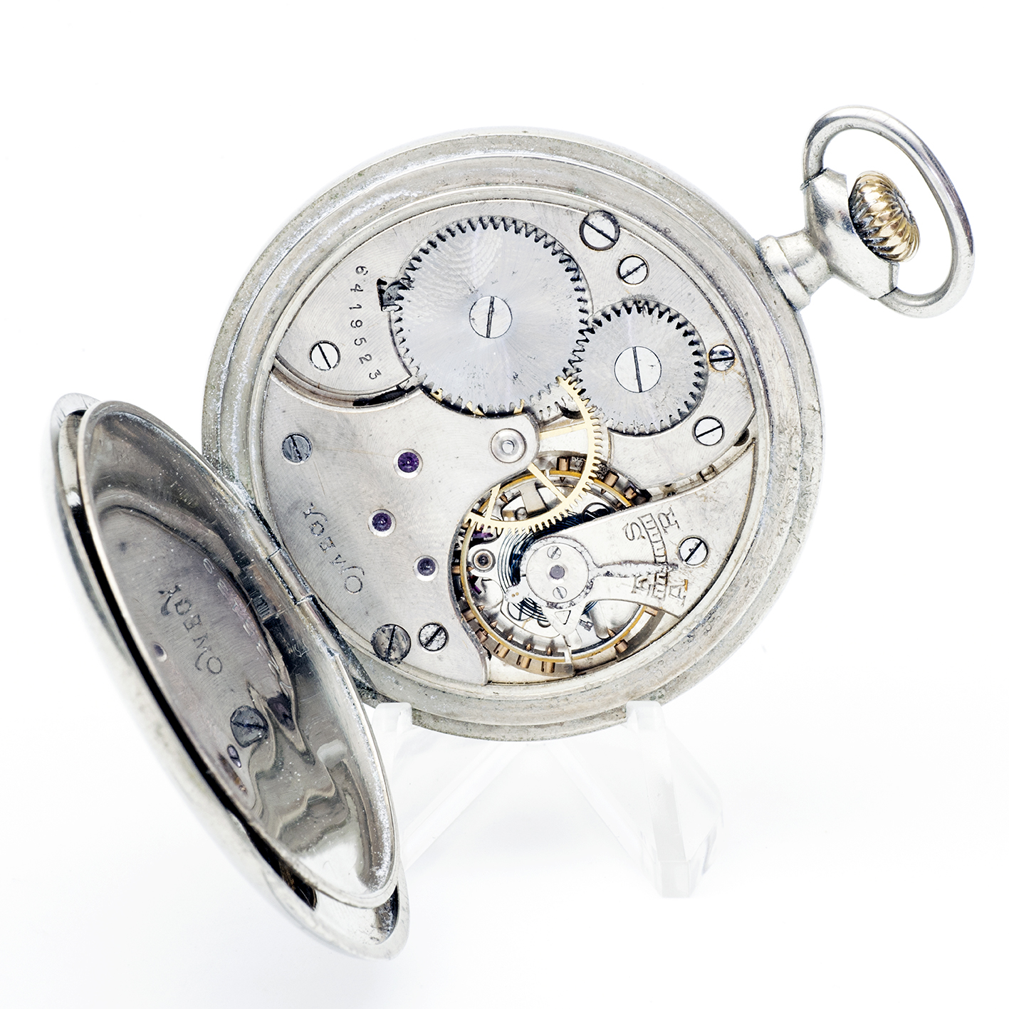 OMEGA. Reloj Erótico de Bolsillo. AUTOMATÓN. Lepine y Remontoir. Suiza, 1925. OMEGA. Reloj Erótico de Bolsillo. AUTOMATÓN. Lepine y Remontoir. Suiza, 1925.