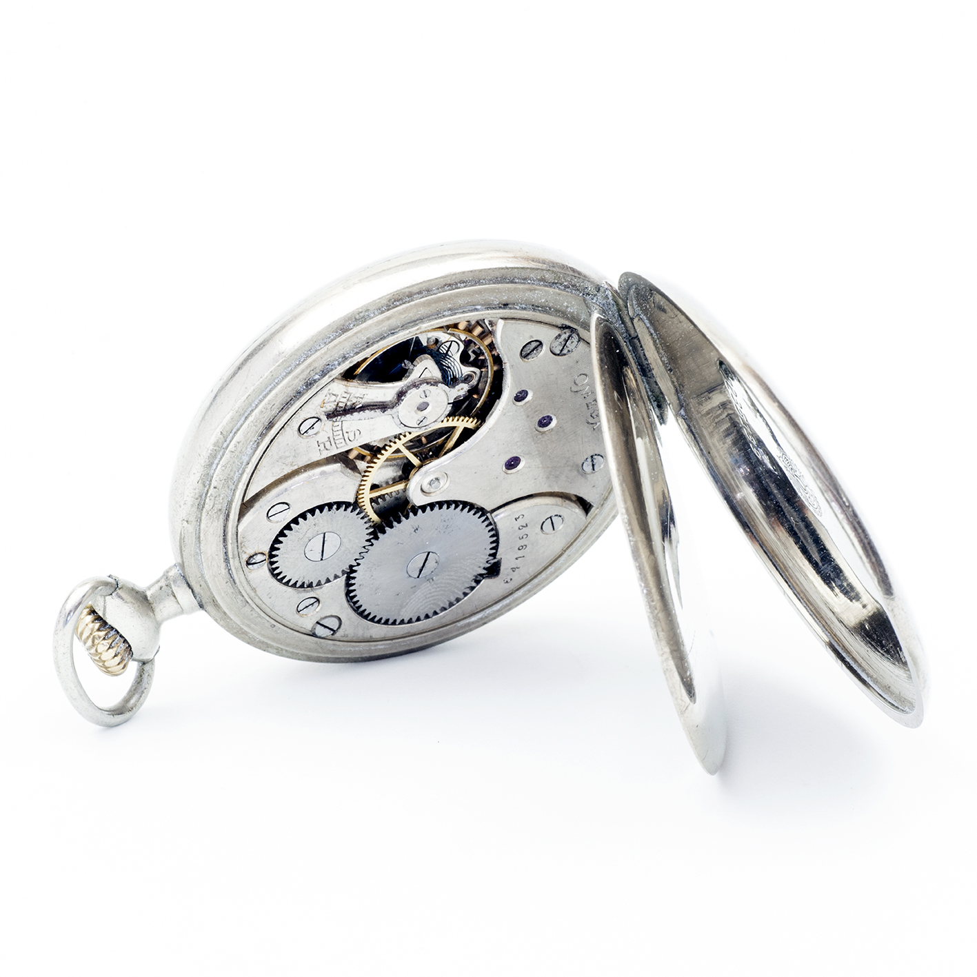 OMEGA. Reloj Erótico de Bolsillo. AUTOMATÓN. Lepine y Remontoir. Suiza, 1925. OMEGA. Reloj Erótico de Bolsillo. AUTOMATÓN. Lepine y Remontoir. Suiza, 1925.