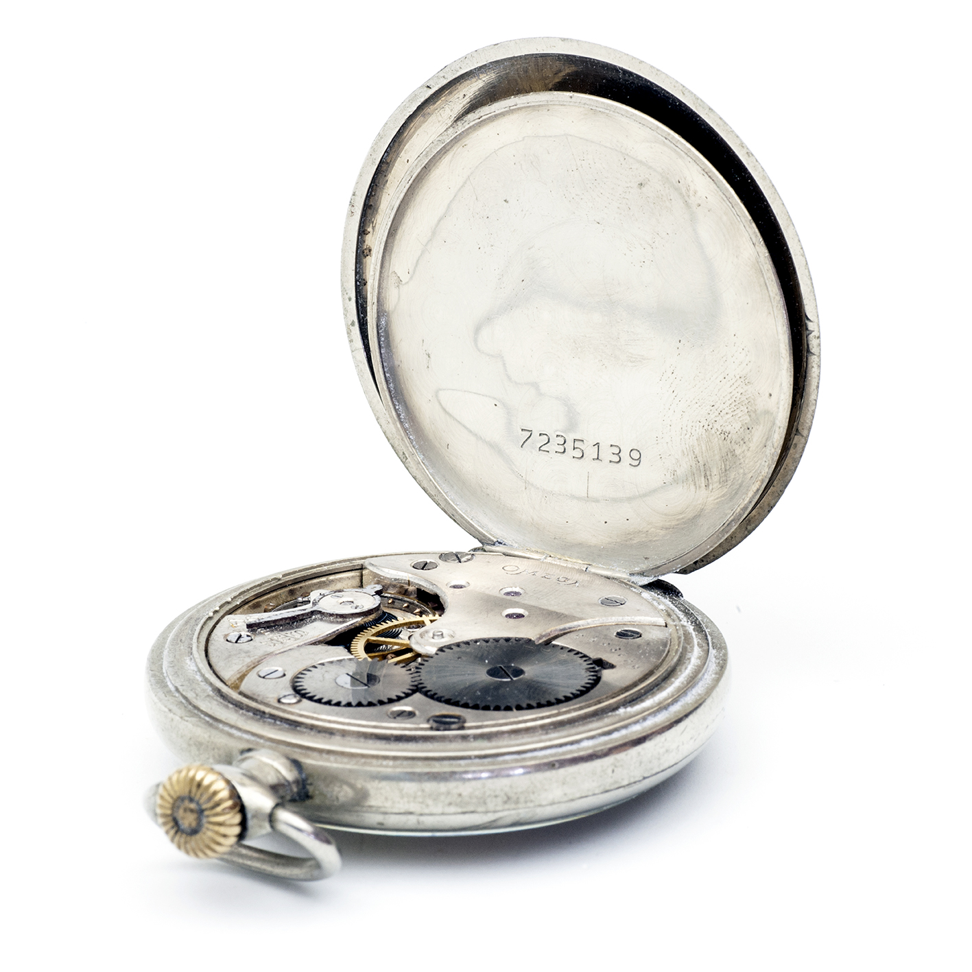 OMEGA. Reloj Erótico de Bolsillo. AUTOMATÓN. Lepine y Remontoir. Suiza, 1925. OMEGA. Reloj Erótico de Bolsillo. AUTOMATÓN. Lepine y Remontoir. Suiza, 1925.