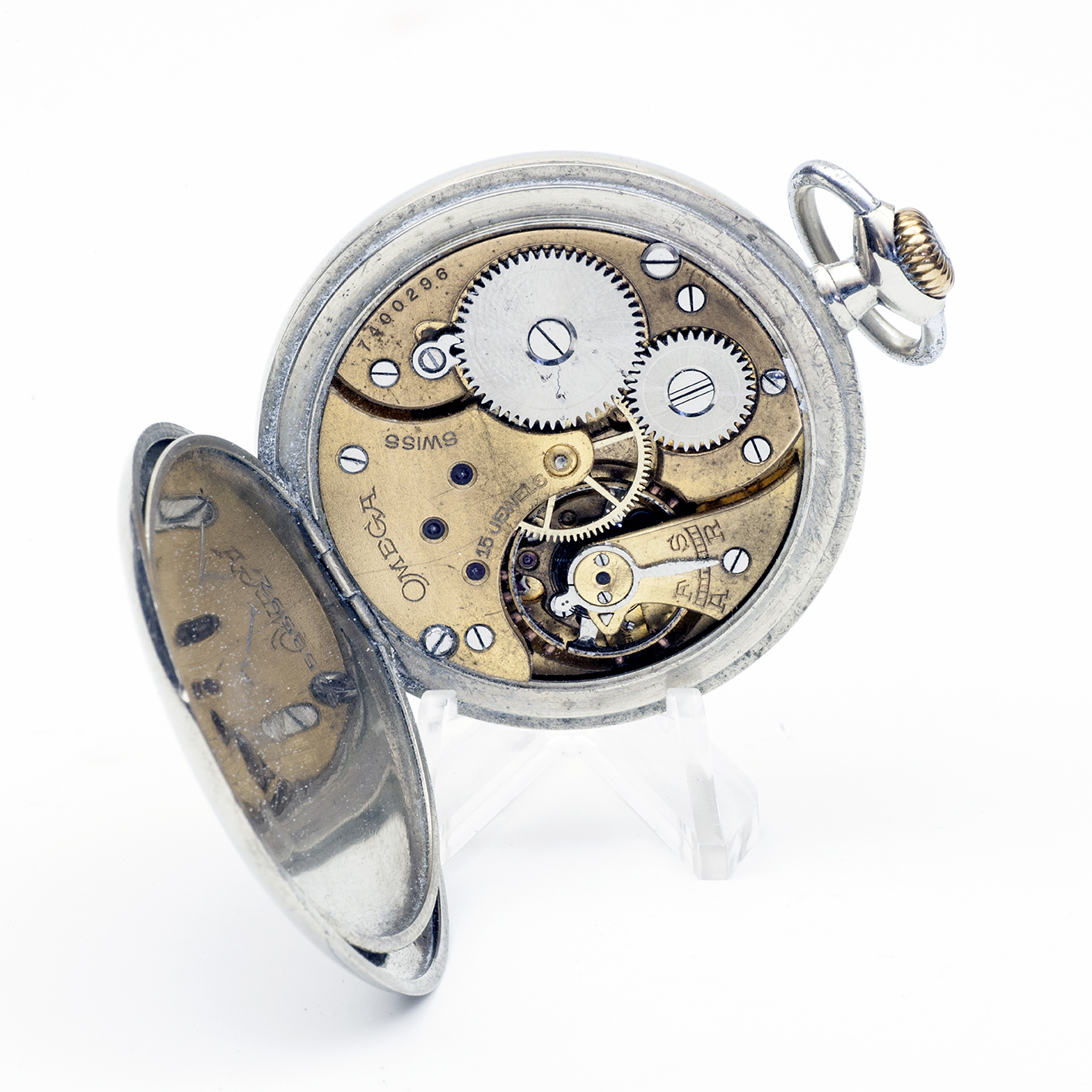OMEGA. Reloj Erótico de Bolsillo. AUTOMATÓN. Lepine y Remontoir. Suiza, 1931. OMEGA. Reloj Erótico de Bolsillo. AUTOMATÓN. Lepine y Remontoir. Suiza, 1931.