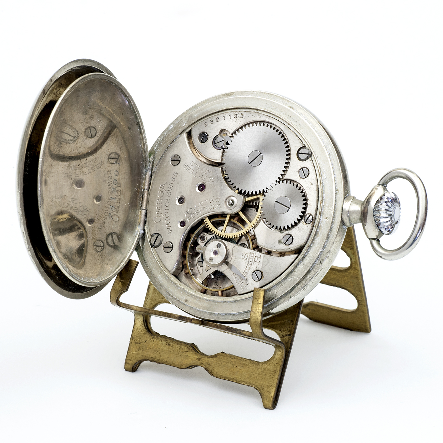 OMEGA. Reloj Erótico de Bolsillo. AUTOMATÓN. Lepine y Remontoir. Suiza, 1938. OMEGA. Reloj Erótico de Bolsillo. AUTOMATÓN. Lepine y Remontoir. Suiza, 1938.