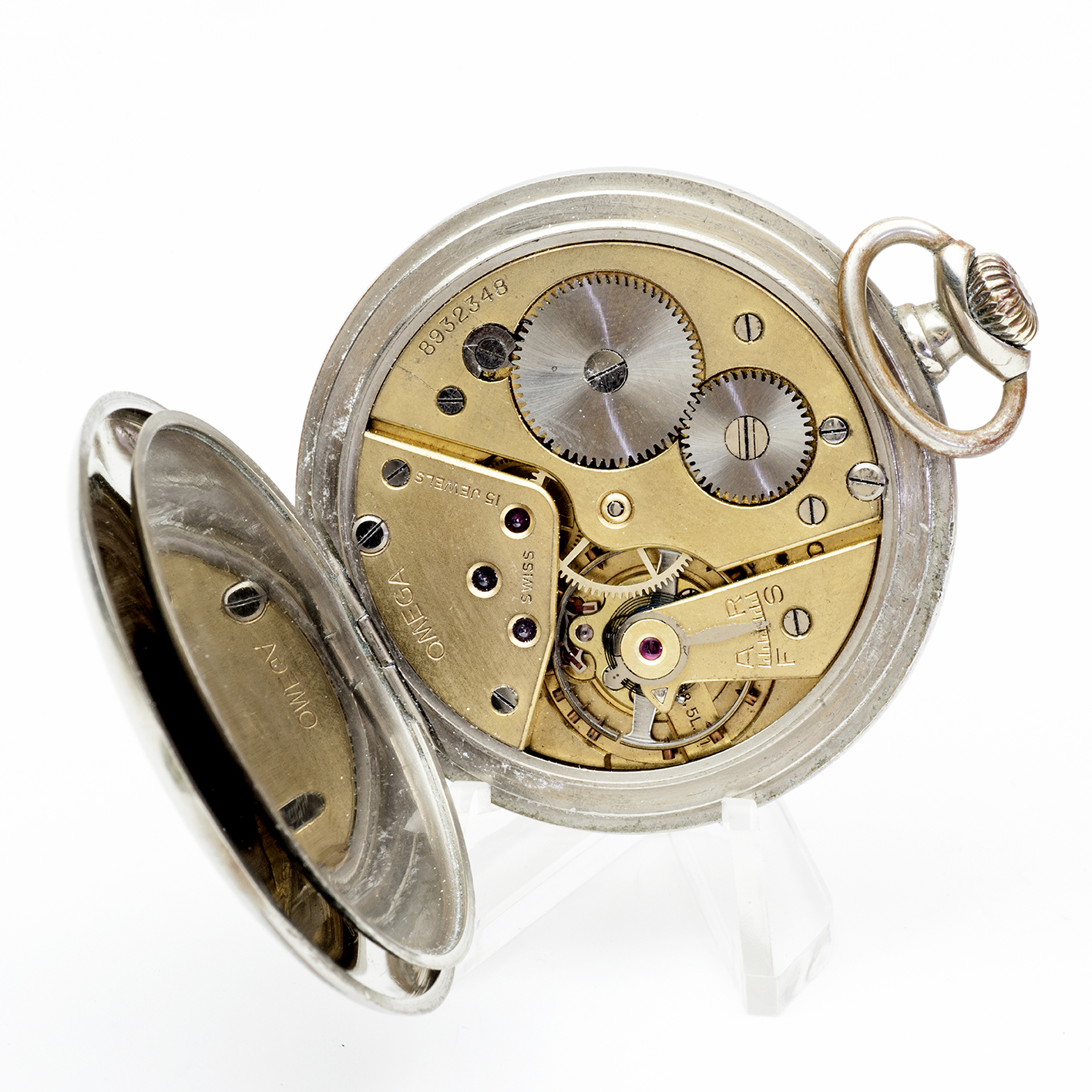 OMEGA. Reloj Erótico de Bolsillo. AUTOMATÓN. Lepine y Remontoir. Suiza, 1938. OMEGA. Reloj Erótico de Bolsillo. AUTOMATÓN. Lepine y Remontoir. Suiza, 1938.