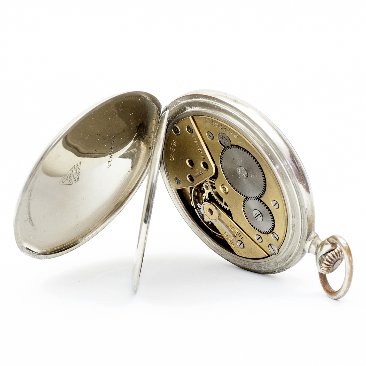 OMEGA. Reloj Erótico de Bolsillo. AUTOMATÓN. Lepine y Remontoir. Suiza, 1938. OMEGA. Reloj Erótico de Bolsillo. AUTOMATÓN. Lepine y Remontoir. Suiza, 1938.