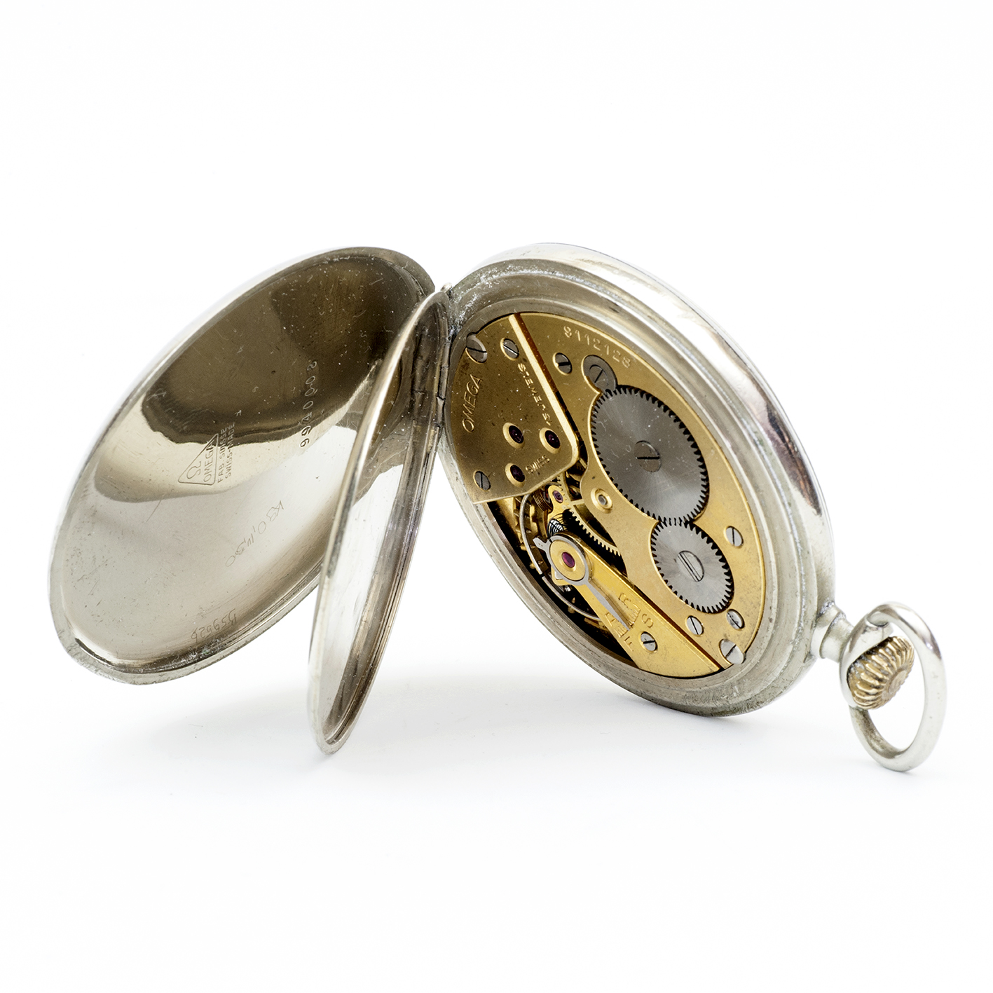 OMEGA. Reloj Erótico de Bolsillo. AUTOMATÓN. Lepine y Remontoir. Suiza, 1939. OMEGA. Reloj Erótico de Bolsillo. AUTOMATÓN. Lepine y Remontoir. Suiza, 1939.