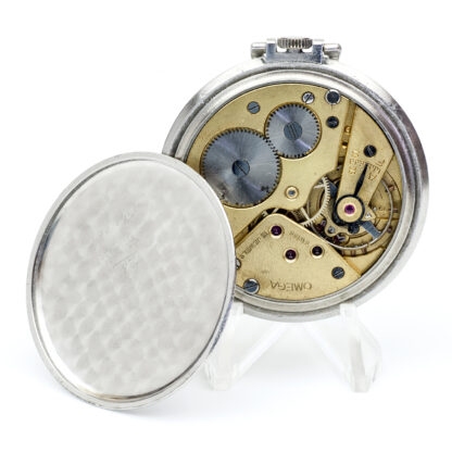 OMEGA. Reloj Erótico de Bolsillo, tipo Frac. AUTOMATÓN. Lepine y Remontoir. Suiza, 1936.