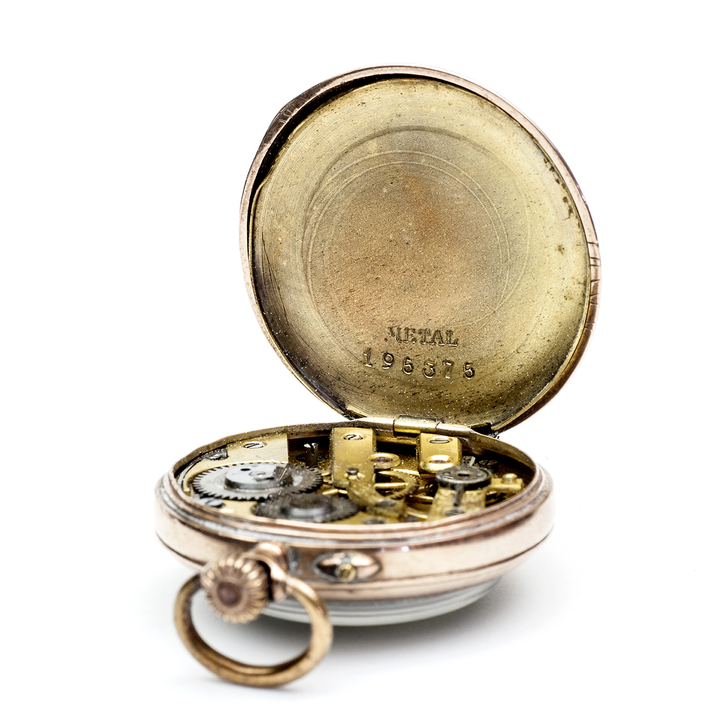 Reloj de colgar lepine y remontoir. Oro 18k. Suiza, ca. 1900. Reloj de colgar lepine y remontoir. Oro 18k. Suiza, ca. 1900.