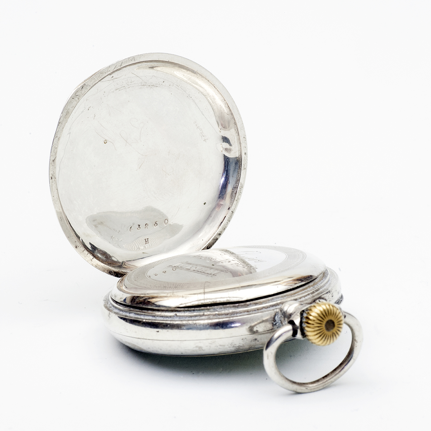AUSTRIA. Reloj erótico de bolsillo. AUTOMATÓN. Lepine y Remontoir. Plata. Suiza, ca. 1910 AUSTRIA. Reloj erótico de bolsillo. AUTOMATÓN. Lepine y Remontoir. Plata. Suiza, ca. 1910