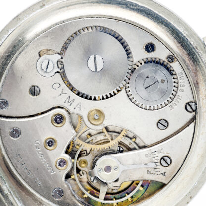CYMA. Reloj Erótico de Bolsillo. AUTOMATÓN. Lepine y Remontoir. Suiza, ca. 1930.