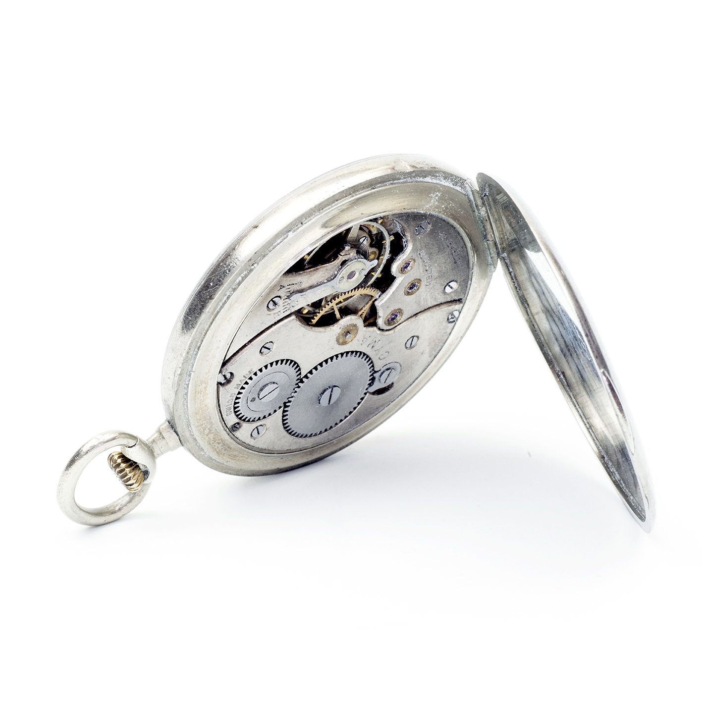 CYMA. Reloj Erótico de Bolsillo. AUTOMATÓN. Lepine y Remontoir. Suiza, ca. 1930. CYMA. Reloj Erótico de Bolsillo. AUTOMATÓN. Lepine y Remontoir. Suiza, ca. 1930.