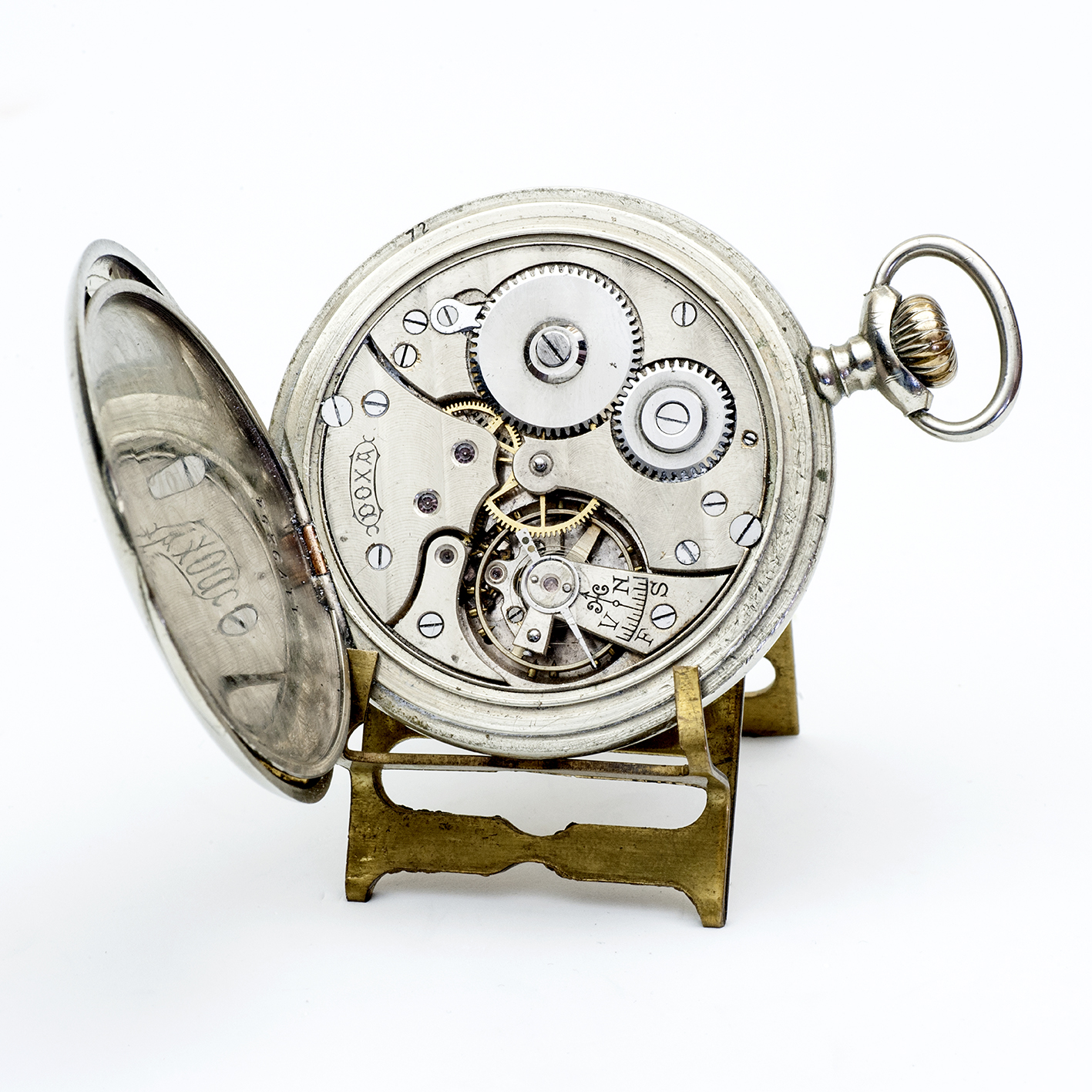 DOXA. Reloj erótico de bolsillo, lepine y remontoir. Automatón. Ca. 1906. DOXA. Reloj erótico de bolsillo, lepine y remontoir. Automatón. Ca. 1906.