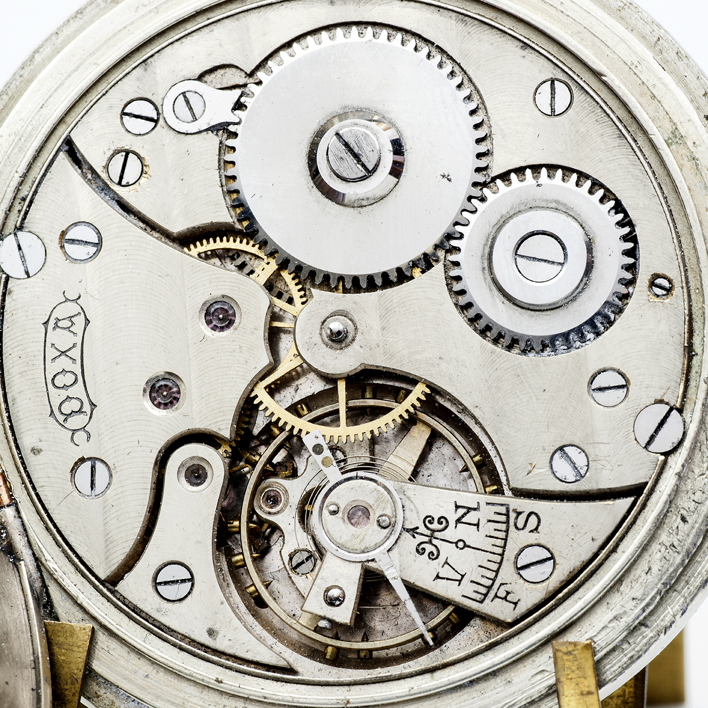 DOXA. Reloj erótico de bolsillo, lepine y remontoir. Automatón. Ca. 1906. DOXA. Reloj erótico de bolsillo, lepine y remontoir. Automatón. Ca. 1906.