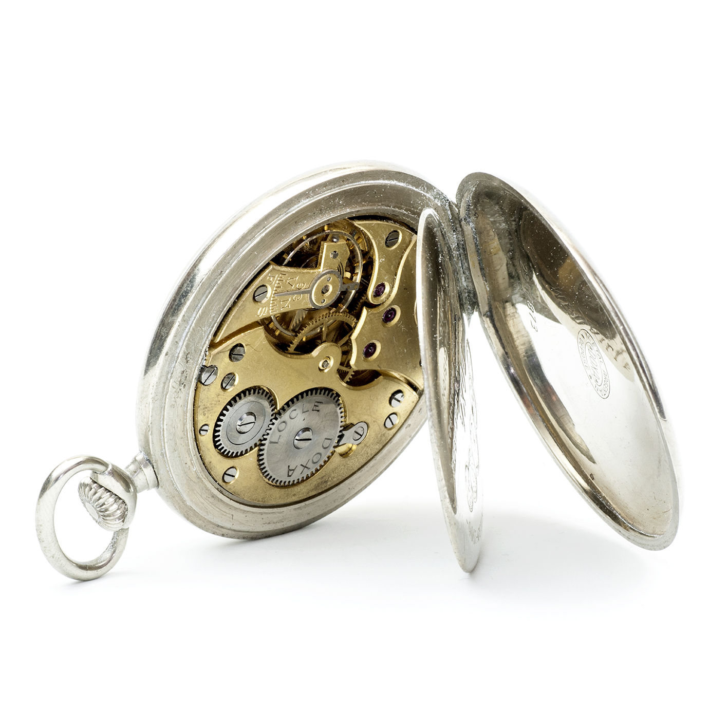 DOXA. Reloj erótico de bolsillo, lepine y remontoir. Automatón. Ca. 1925. DOXA. Reloj erótico de bolsillo, lepine y remontoir. Automatón. Ca. 1925.