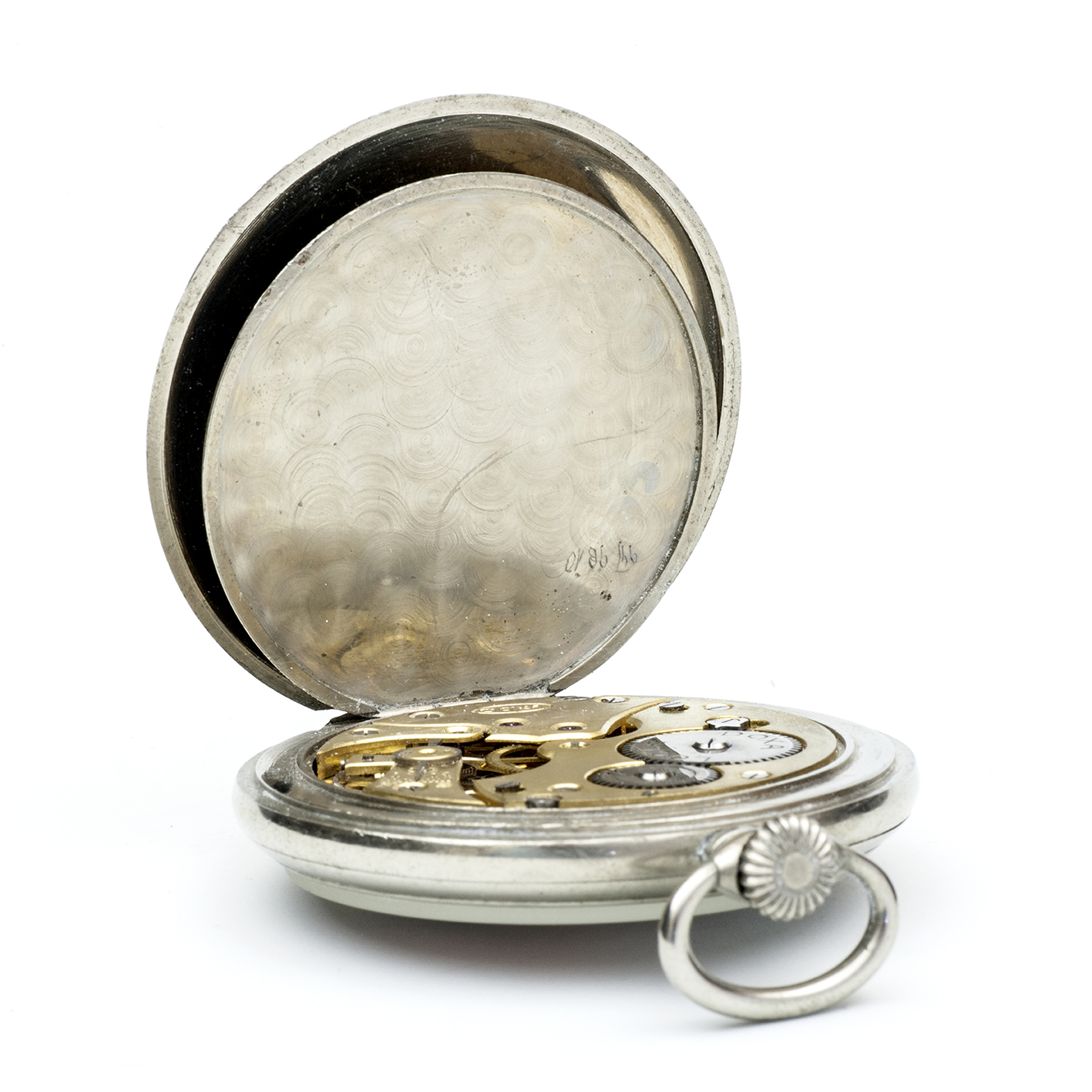 DOXA. Reloj erótico de bolsillo, lepine y remontoir. Automatón. Ca. 1925. DOXA. Reloj erótico de bolsillo, lepine y remontoir. Automatón. Ca. 1925.