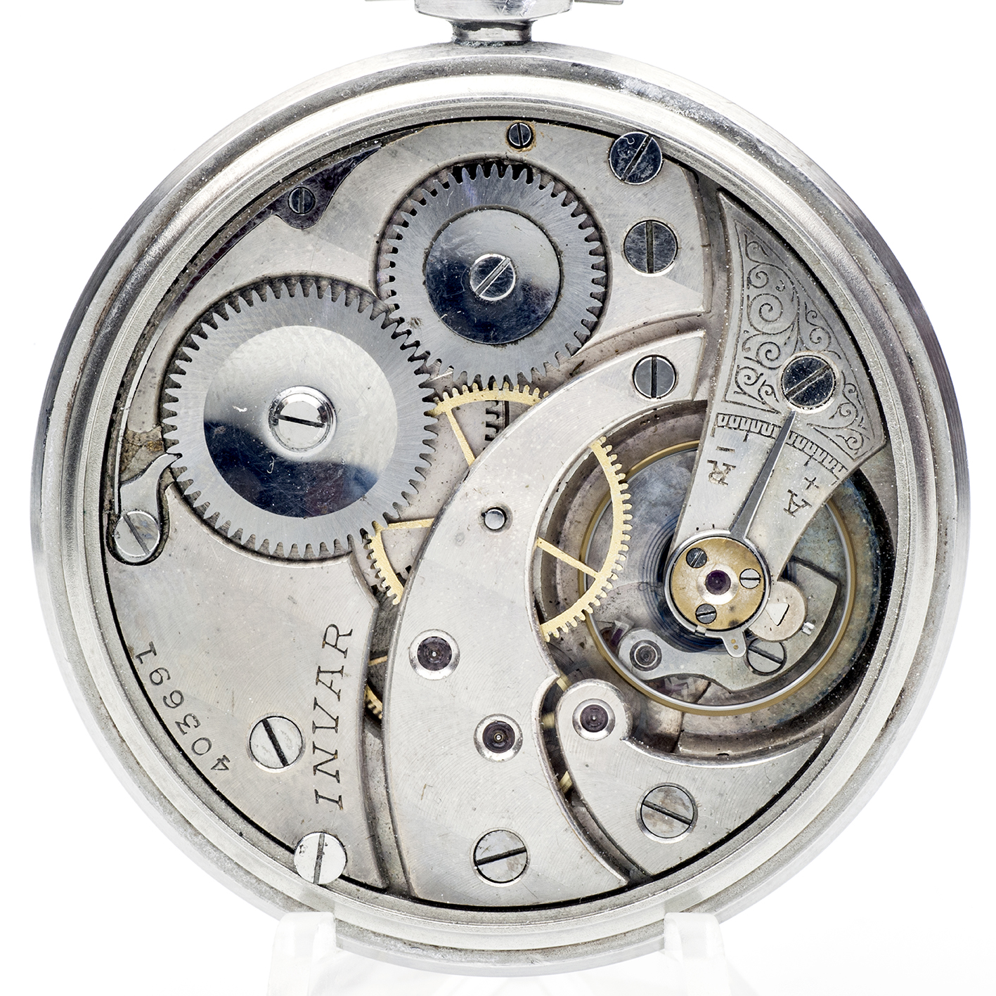 INVAR. Reloj Erótico de Bolsillo. AUTOMATÓN. Lepine y Remontoir. Suiza, ca. 1940. INVAR. Reloj Erótico de Bolsillo. AUTOMATÓN. Lepine y Remontoir. Suiza, ca. 1940.