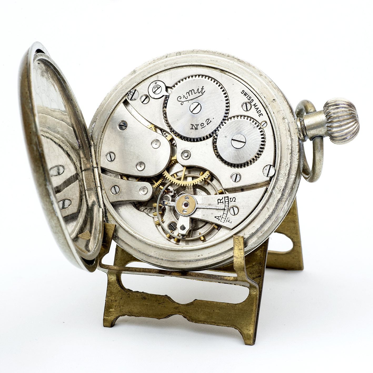 LIMIT, Modelo Nº2. Reloj Erótico de Bolsillo. AUTOMATÓN. Lepine y Remontoir. Suiza, ca. 1920. LIMIT, Modelo Nº2. Reloj Erótico de Bolsillo. AUTOMATÓN. Lepine y Remontoir. Suiza, ca. 1920.