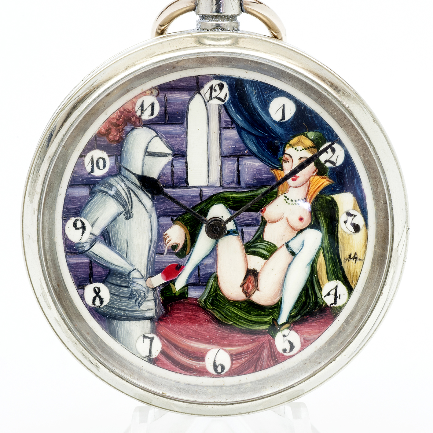 LIMIT. Reloj Erótico de Bolsillo. AUTOMATÓN. Lepine y Remontoir. Suiza, ca. 1920. LIMIT. Reloj Erótico de Bolsillo. AUTOMATÓN. Lepine y Remontoir. Suiza, ca. 1920.