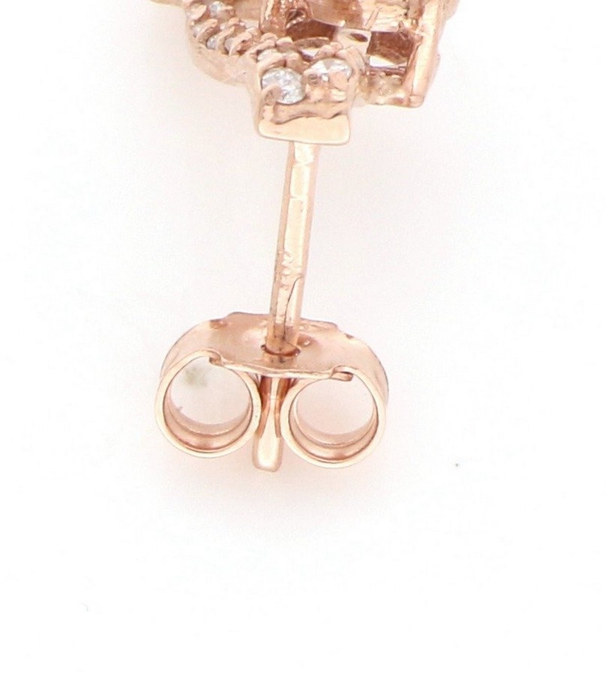 Pendientes en Oro Rosa de 18k con 58 Diamantes talla Brillante de 0,72 ct. (F/G-VS/SI). 3 gr. Pendientes en Oro Rosa de 18k con 58 Diamantes talla Brillante de 0,72 ct. (F/G-VS/SI). 3 gr.