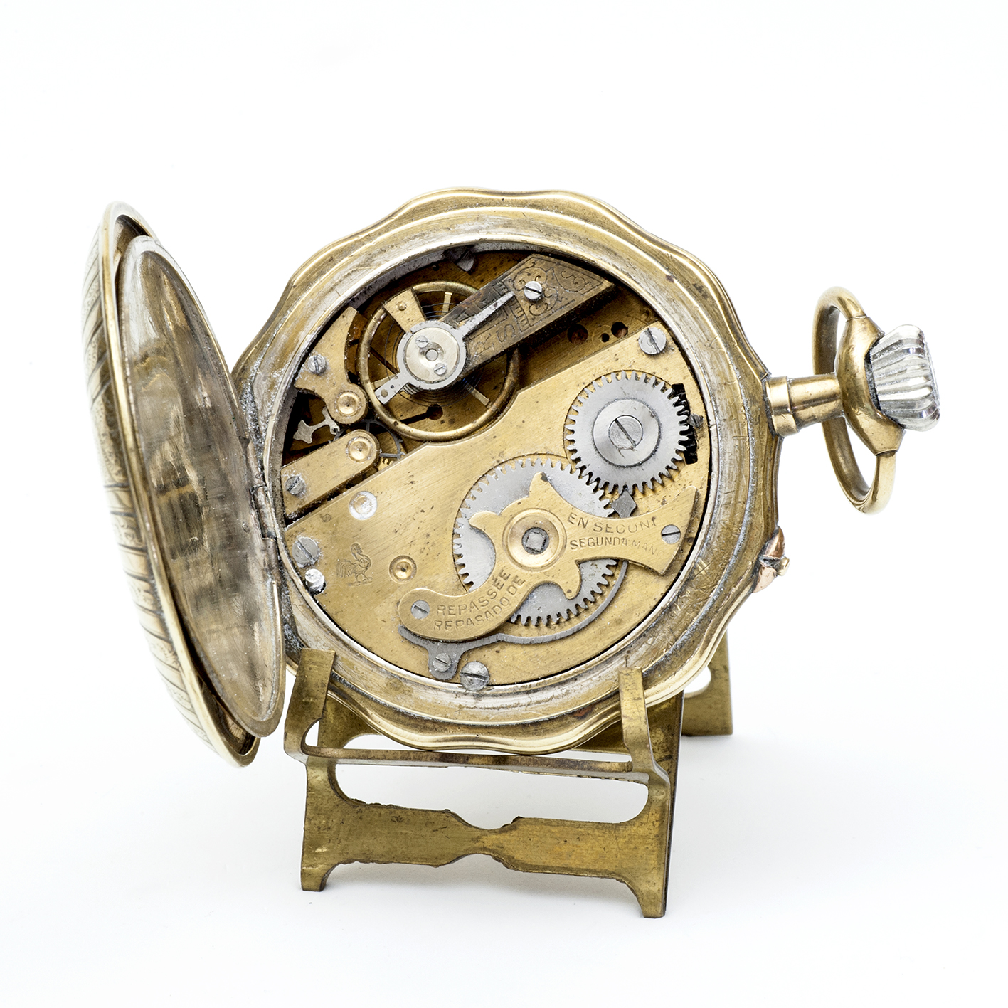PERFECTIONNE. Reloj erótico de bolsillo. AUTOMATÓN. Lepine y Remontoir. Alemania, ca. 1900 PERFECTIONNE. Reloj erótico de bolsillo. AUTOMATÓN. Lepine y Remontoir. Alemania, ca. 1900