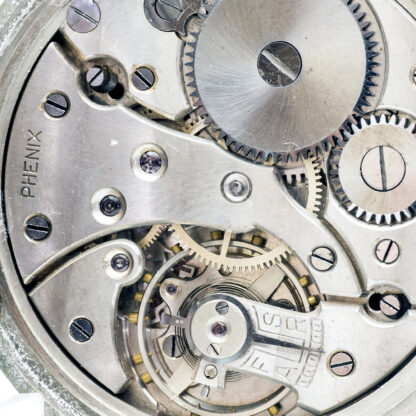 PHENIX. Reloj Erótico de Bolsillo. AUTOMATÓN. Lepine y Remontoir. Suiza, ca. 1940.
