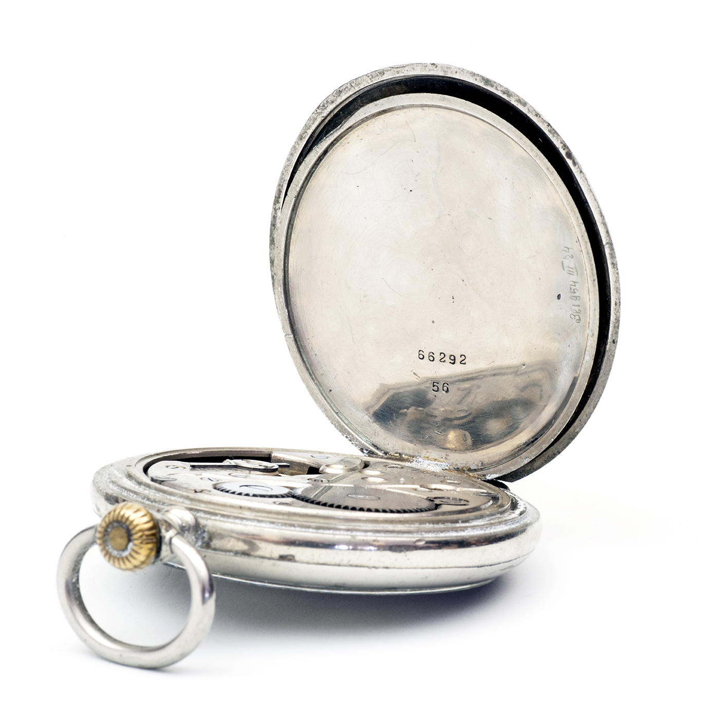 PHENIX. Reloj Erótico de Bolsillo. AUTOMATÓN. Lepine y Remontoir. Suiza, ca. 1940. PHENIX. Reloj Erótico de Bolsillo. AUTOMATÓN. Lepine y Remontoir. Suiza, ca. 1940.