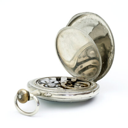 Reloj Suizo erótico de bolsillo. AUTOMATÓN. Lepine y Remontoir. Gran Tamaño. Suiza, ca. 1900