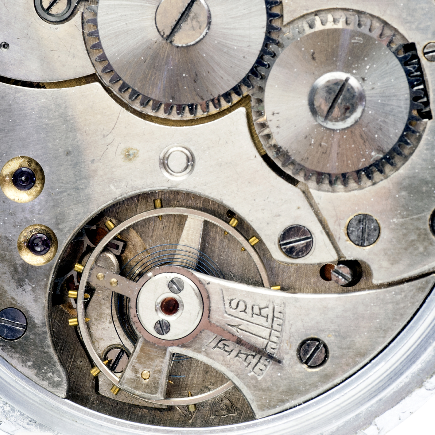 Reloj Suizo Erótico de Bolsillo. AUTOMATÓN. Lepine y Remontoir. Suiza, ca. 1940. Reloj Suizo Erótico de Bolsillo. AUTOMATÓN. Lepine y Remontoir. Suiza, ca. 1940.