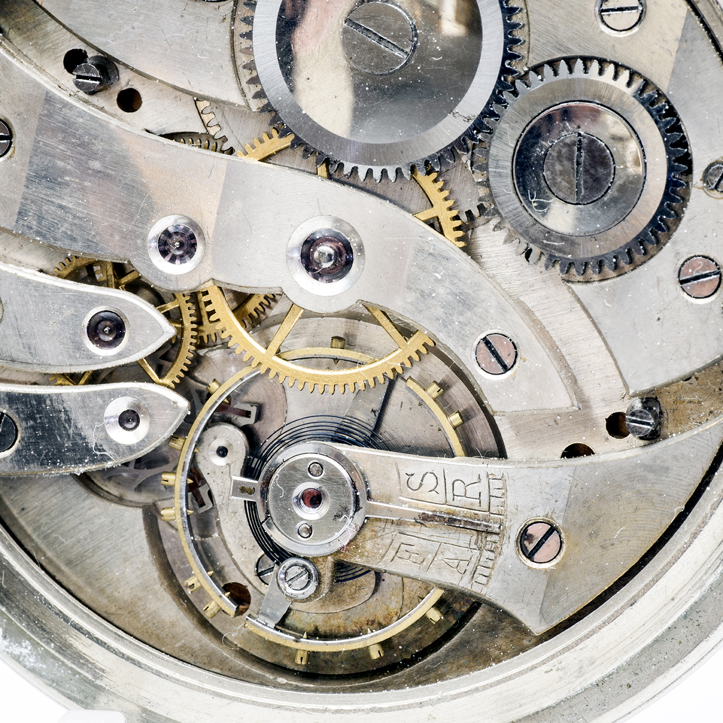 Reloj Suizo Erótico de Bolsillo. AUTOMATÓN. Lepine y Remontoir. Suiza, ca. 1940. Reloj Suizo Erótico de Bolsillo. AUTOMATÓN. Lepine y Remontoir. Suiza, ca. 1940.