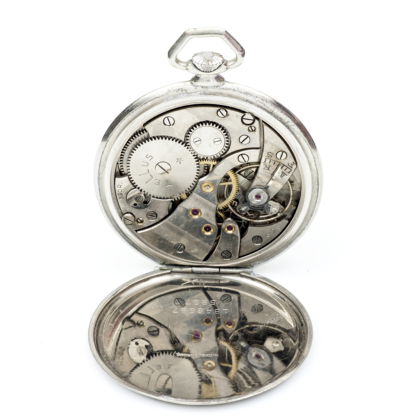 TELLUS. Reloj Erótico de bolsillo, AUTOMATÓN, Lepine y Remontoir. Alemania, ca. 1925 TELLUS. Reloj Erótico de bolsillo, AUTOMATÓN, Lepine y Remontoir. Alemania, ca. 1925
