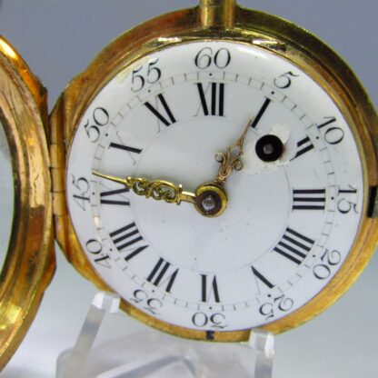 Charles Le Roy, A. PARIS. Reloj de bolsillo, lepine, Verge Fusee (Catalino). Ca. 1770/1780.