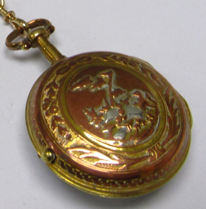Charles Le Roy, A. PARIS. Reloj de bolsillo, lepine, Verge Fusee (Catalino). Ca. 1770/1780. Charles Le Roy, A. PARIS. Reloj de bolsillo, lepine, Verge Fusee (Catalino). Ca. 1770/1780.