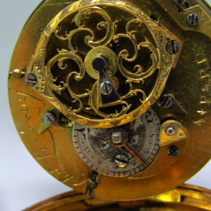Charles Le Roy, A. PARIS. Reloj de bolsillo, lepine, Verge Fusee (Catalino). Ca. 1770/1780.