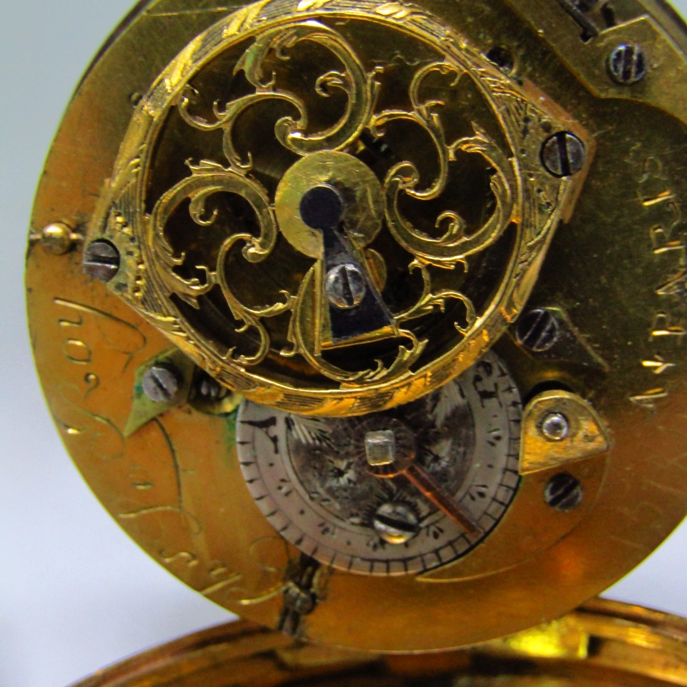 Charles Le Roy, A. PARIS. Reloj de bolsillo, lepine, Verge Fusee (Catalino). Ca. 1770/1780. Charles Le Roy, A. PARIS. Reloj de bolsillo, lepine, Verge Fusee (Catalino). Ca. 1770/1780.