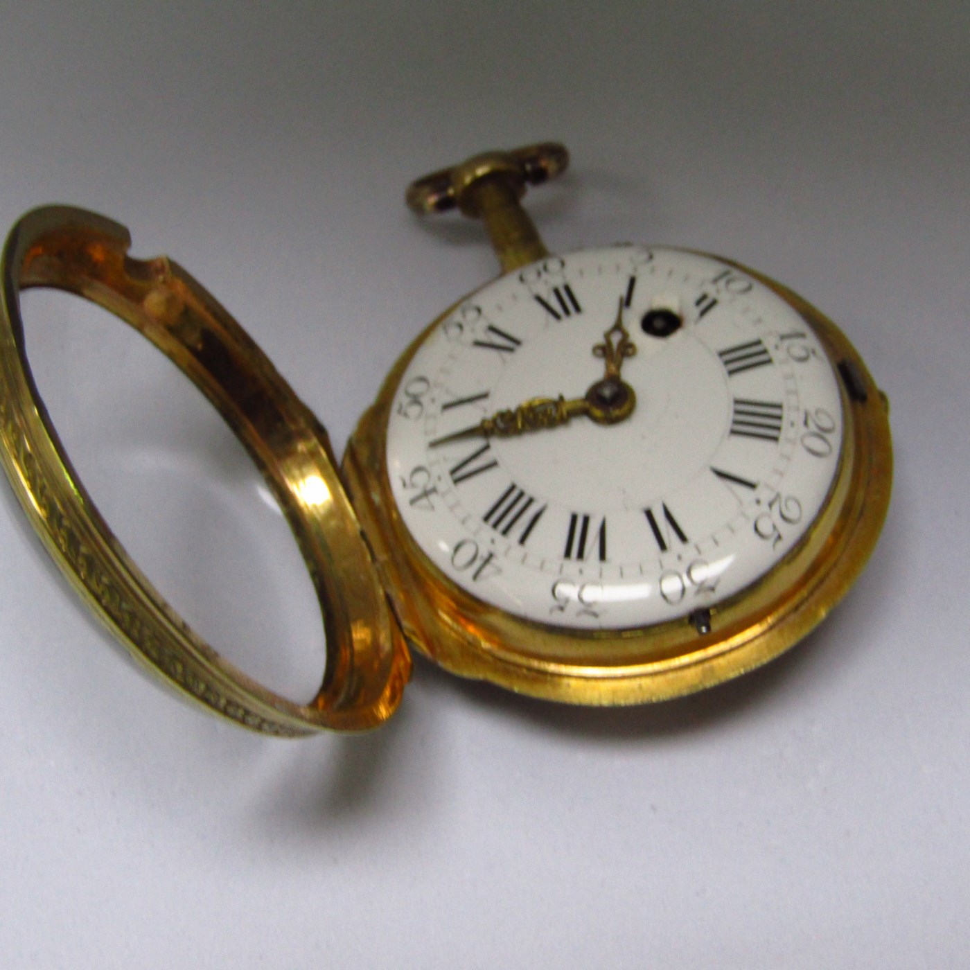 Charles Le Roy, A. PARIS. Reloj de bolsillo, lepine, Verge Fusee (Catalino). Ca. 1770/1780. Charles Le Roy, A. PARIS. Reloj de bolsillo, lepine, Verge Fusee (Catalino). Ca. 1770/1780.