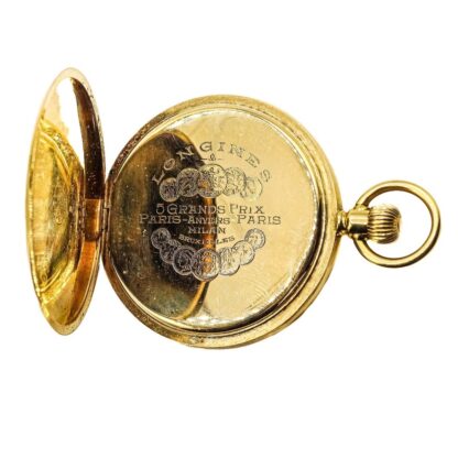 LONGINES. Reloj de Bolsillo, Lepine y remontoir. Oro 18k. Suiza, año 1908.