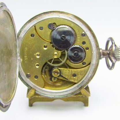 OMEGA. Reloj Suizo de Bolsillo, lepine y remontoir. Plata. Suiza, año 1914.