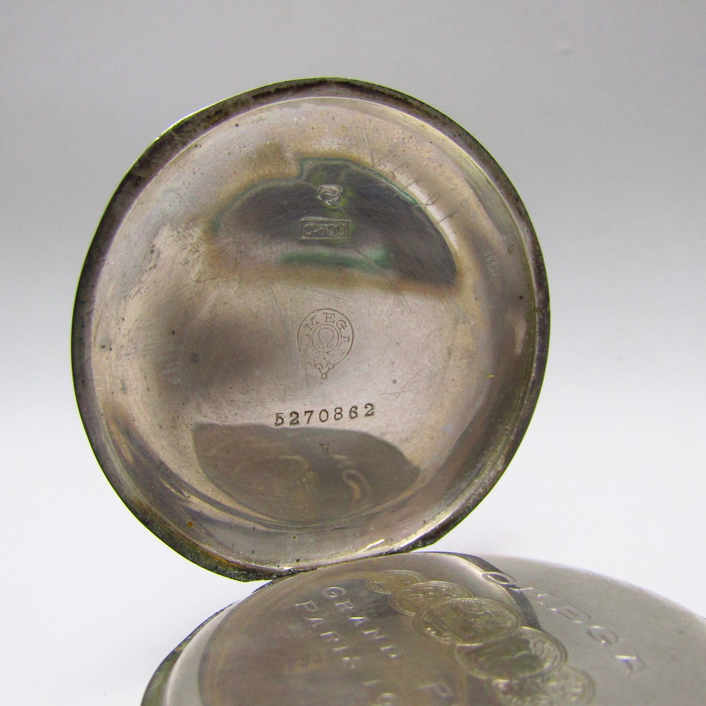 OMEGA. Reloj Suizo de Bolsillo, lepine y remontoir. Plata. Suiza, año 1914. OMEGA. Reloj Suizo de Bolsillo, lepine y remontoir. Plata. Suiza, año 1914.